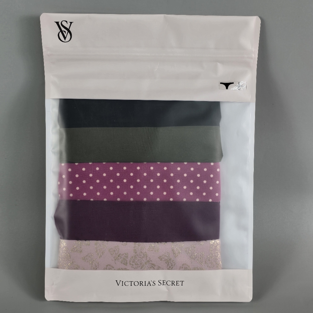 Victoria's Secret Thong Panty 5-Pack Size L